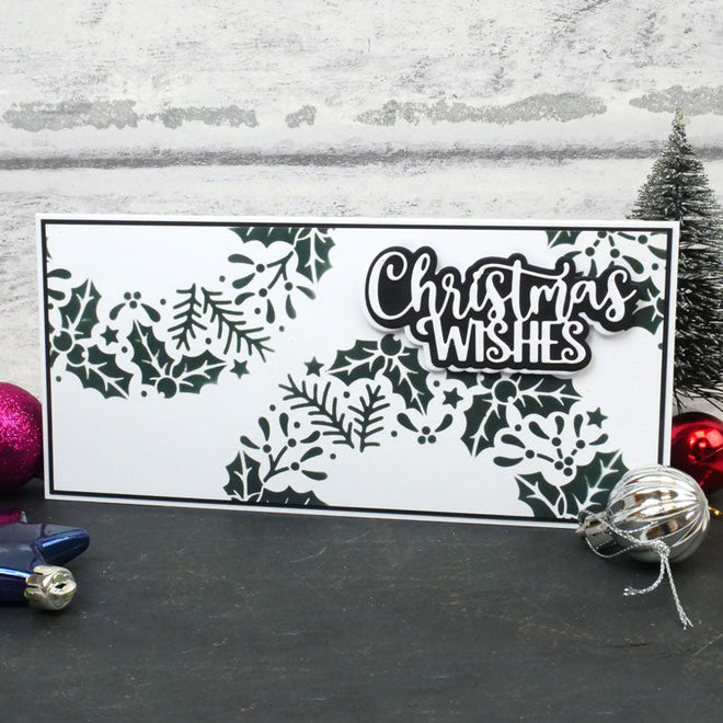 For the Love of Masks - Festive Wreath & Corners