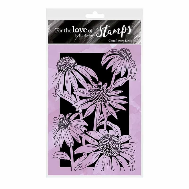 For the Love of Stamps - Coneflower Delights