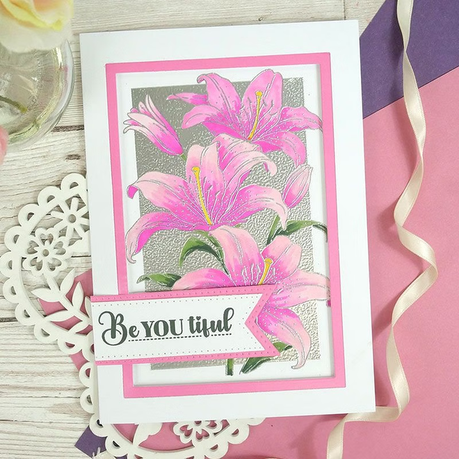 For the Love of Stamps - Luscious Lilies