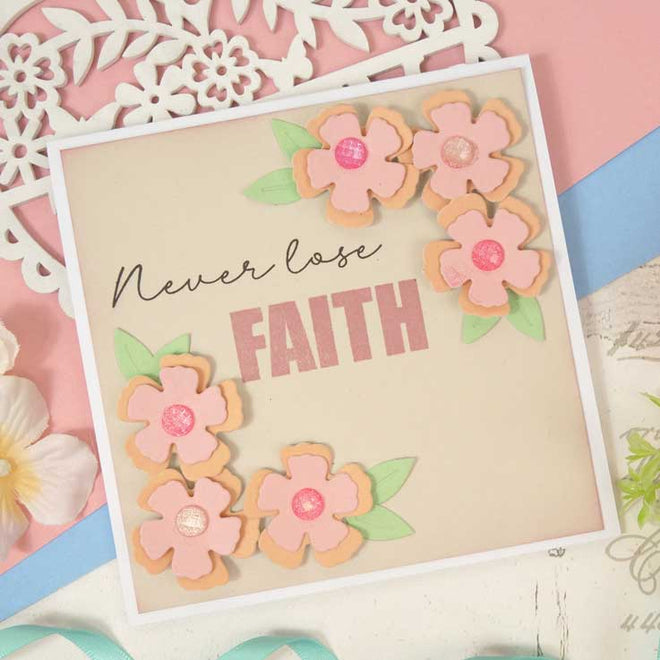 For the Love of Stamps - Blessed Overlay Sentiments