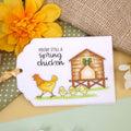 For the Love of Stamps - Cheery Cow & Chickens