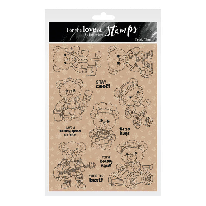 For the Love of Stamps - Teddy Time