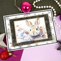 For the Love of Stamps - Frosted Frame & Splendid Snowflakes
