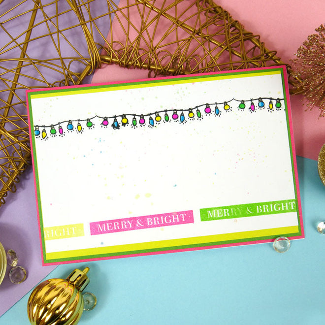 For the Love of Stamps - Festive Fireplace
