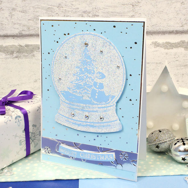 For the Love of Stamps - Sensational Snow Globe