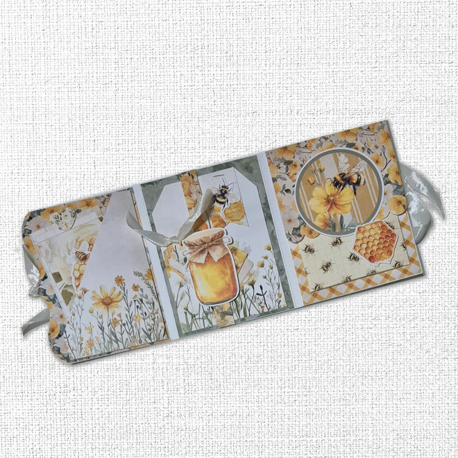 Bees and Butterflies 8.5" x 11" Mini Junk Journal Folio Kit 35013