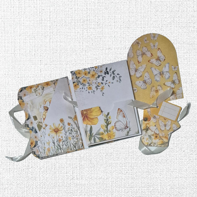 Bees and Butterflies 8.5" x 11" Mini Junk Journal Folio Kit 35013