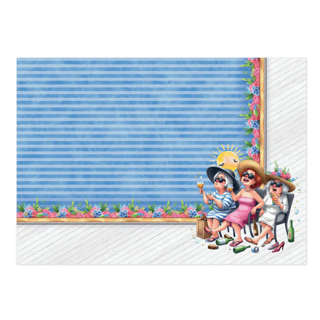 Keep Laughing Luxury Topper Set