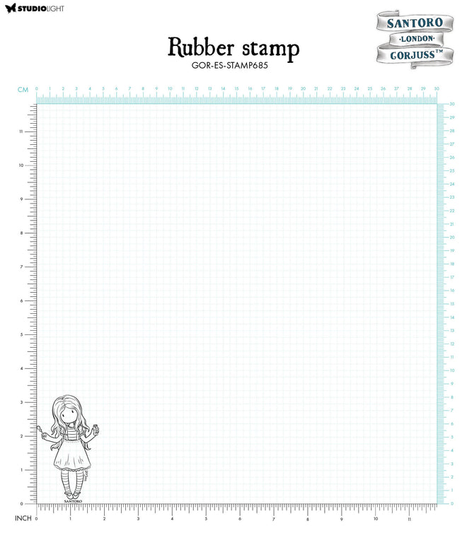 SAN Cling Stamp Living In A Bubble Gorjuss Essentials 1 PC