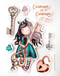 GOR Cling Stamp Curiosity Wonderland 170x120x5mm 7 PC nr.379