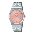 CASIO Vintage Analog Peach/Silver Stainless Steel | MTPB145DC-4AVT