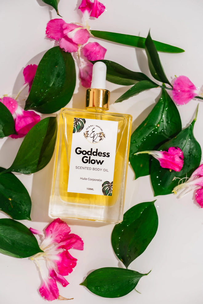 Goddess Glow Body Oil: Ocean Mist, Vanilla & Blackberry