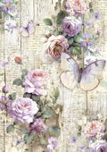 Tissue Paper A4 6/Pkg Whimsical Butterflies