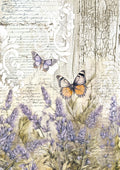 Tissue Paper A4 6/Pkg Whimsical Butterflies