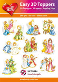Hearty Crafts Easy 3D Toppers - Lovely Angels