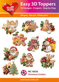Hearty Crafts Easy 3D Toppers - Christmas Cookies