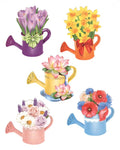 Easy 3D - Flowers in Watering Cans