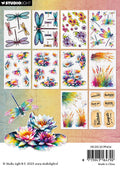 HE Die-Cut Paper Pad Paper Elements Dragonfly Dreams 105x148x5mm 20 Sheets