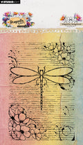 HE Clear Stamp Dragonfly Background Dragonfly Dreams 93x136x3mm 1 Pieces