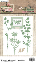 HEN Cutting Dies Long Botanical Twigs Natures Dream 103x142x1mm 8 PC nr.707