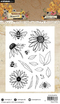 HE Clear Stamp Floral Bits Sweet Bee Memories 16 PC