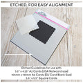 Scalloped Square Masquerade Stencil