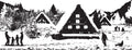 Creative Expressions Designer Boutique Collection Happy Holidays DL Pre Cut Rubber Stamp