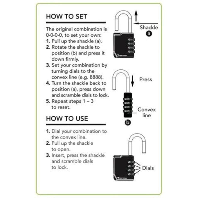 Performa DEADPOOL COMBINATION LOCK