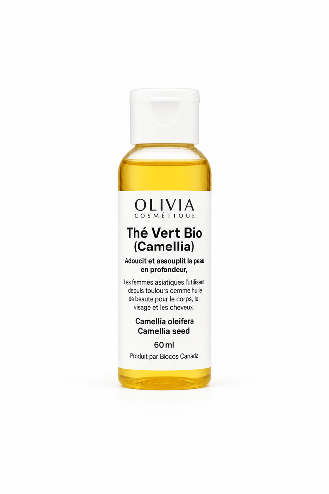 Huile de thé vert (Camellia) biologique