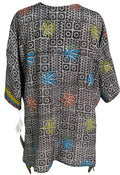 PRC6469 Avatar Pure Silk Long Tunic with Side Ties
