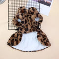 Miss Daisy Leopard Dog Coat – Luxury Statement Outerwear for Dogs