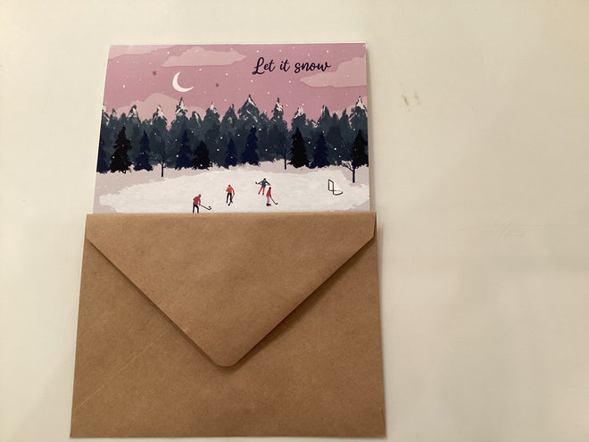 Let it Snow Greeting Card