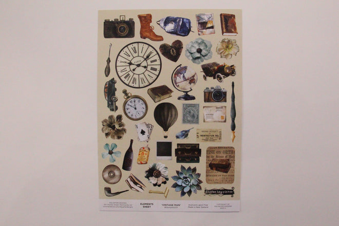 Elements Sheet - "Vintage Man"