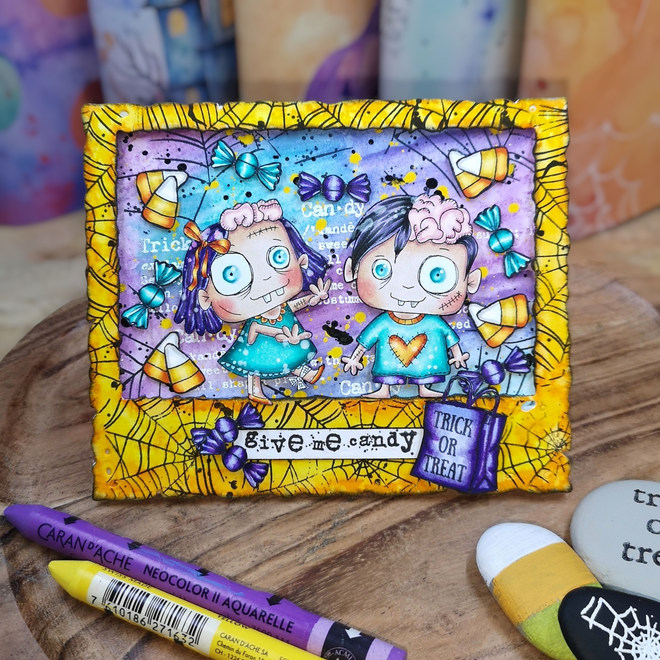 AALL and Create - A7 Stamp Set - Brainy and Cute