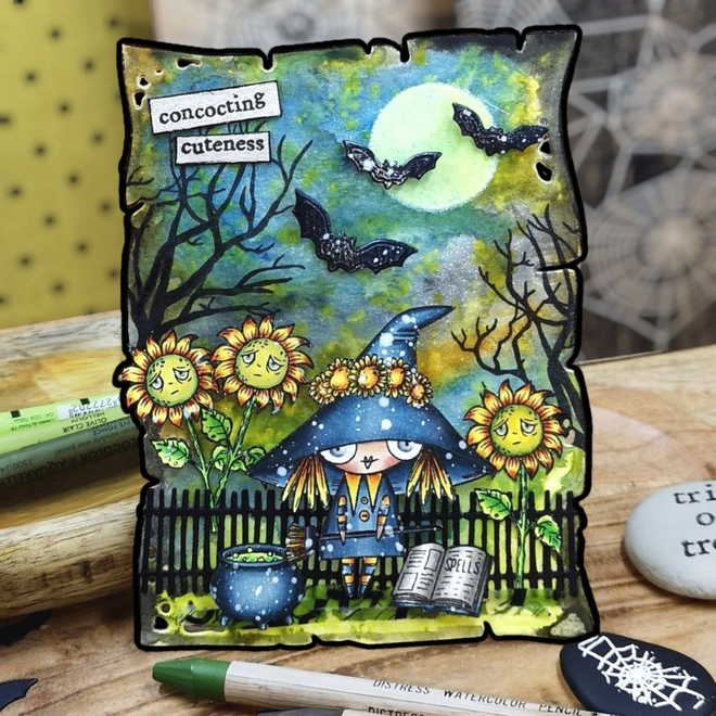 AALL and Create - A7 Stamp Set - Wee Witch