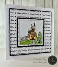 Jamie Rodgers Crafts Happy Birthday DL Clear Stamp Set