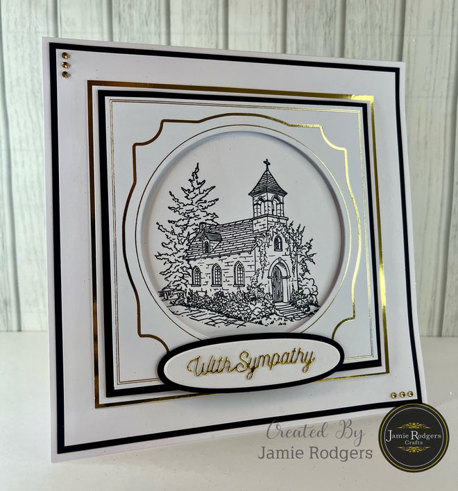 Jamie Rodgers Crafts Church A6 Clear Stamp Set