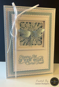 Jamie Rodgers Crafts Floral Square Tile Die Set