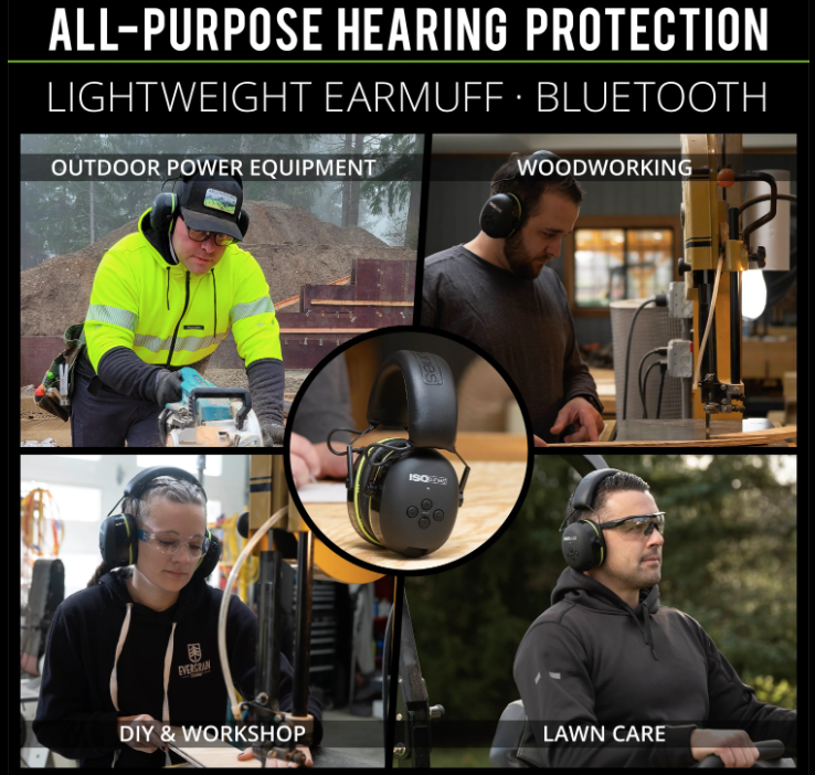 ISOTunes Air Defender Headphones / Hearing Protection - CSA/OSHA Compliant