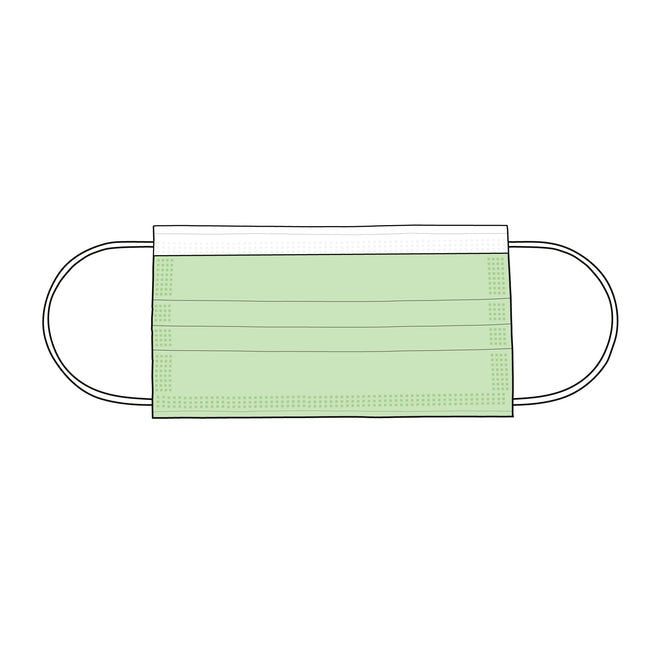 Surgical Masks - Mockup and Template - 6 Angles, 1 Style, Layered, Detailed and Editable Vector in EPS, SVG, AI, PNG, DXF and PDF