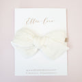 Gauze Bow | Ivory