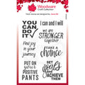 Woodware Clear Singles You Can Do It! A5 Stamp