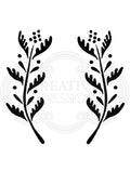 Woodware Clear Singles Ellie Leaf