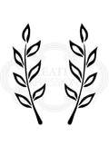 Woodware Clear Singles Fiona Leaf