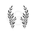 Woodware Clear Singles Bethany Leaf
