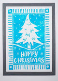 Woodware Clear Singles - Lino Cut Christmas Tree