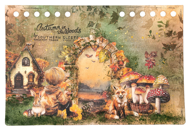JMA Paper Elements 35 Collage Elements Autumn In The Woods 35 Pieces