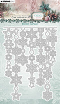 JMA Cutting Die Winter Curtain Christmas Blush 1 Piece