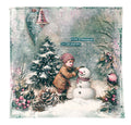JMA Clear Stamp Holiday Wishes Christmas Blush 14 Pieces