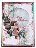 JMA Mask Snowflake Pattern Christmas Blush 1 Piece